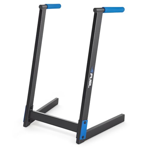 Fuel Pureformance Dip Station | Bodyweight Training | Multiple Options - color: Black/Blue