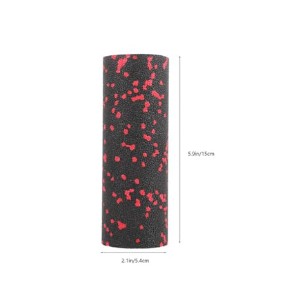 BESPORTBLE 2pcs Compact Foam Roller Set for Muscle Relaxation, Hollow Portable Exercise Roller Column for Back Relief and Fitness Massage, Green Red Workout Accessories