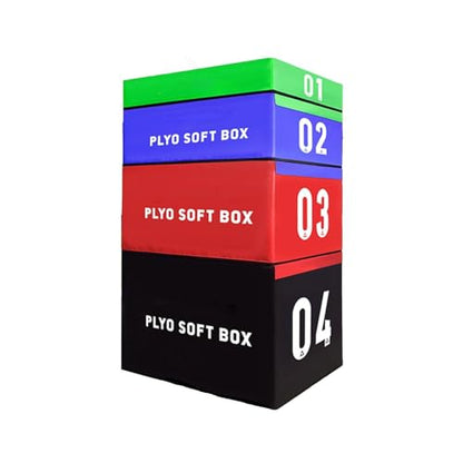 Jumping Training Box,Foam Plyometric Box, Used for Jump Training and Adjustment, Stackable Plywood Box, Plywood Box, Soft Box for Jump Training and Fitness Training - size: 90*75*150cm