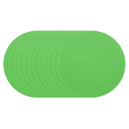 PATIKIL Spot Markers, Non-Slip Floor Dots Agility Markers Flat Field Cones Poly Dots - color: Green