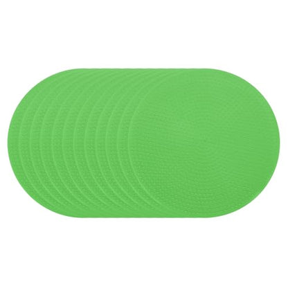 PATIKIL Spot Markers, Non-Slip Floor Dots Agility Markers Flat Field Cones Poly Dots - color: Green
