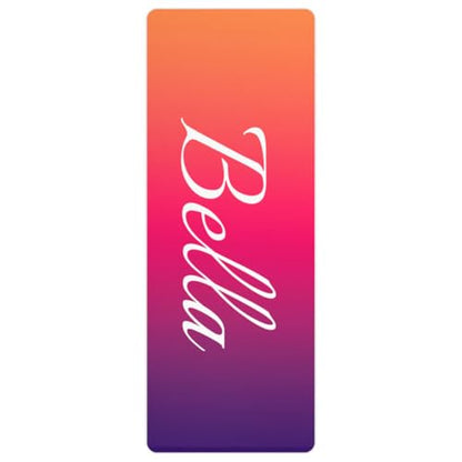 Custom Name Yoga Mat,Personalized Travel Yoga Exercise Mat,Non Slip,Perfect for Kids & Adults,Gradient Color D Series - color: Style 20