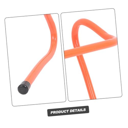 4pcs Sports Agility Hurdles Plastic Training Equipment for Speed and Coordination Drills for Boys and Girls and Athletes Height for Soccer Practice and Fitness Training