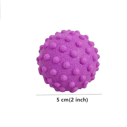 NGT new guide steps Fascia Ball, TPR Massage Ball Suitable for Relaxing Muscles, Restoring Fascia, and Improving Body Condition for All Parts of the Body. (Purple)