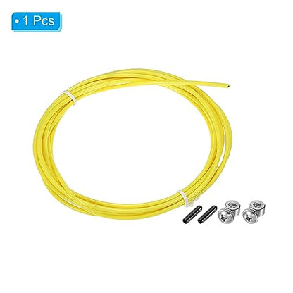 PATIKIL Speed Jump Rope Replacement Cable Professional Skipping Rope Steel Wire Replace for High Speed Jump Ropes - color: Yellow