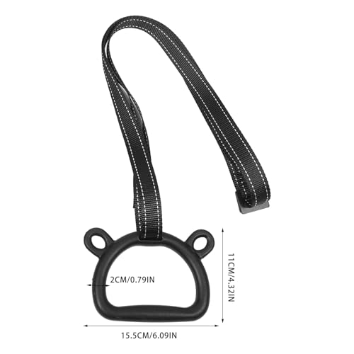 Housoutil Gymnastic Rings Set with Straps, Adjustable Pull up Rings for ’s Indoor Fitness Training and Strength Building, Thickened Sturdy Gym Equipment for Home Use