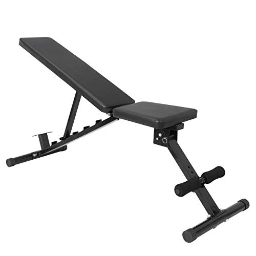 F2C Multifunction Adjustable Weight Bench, Foldable Utility Strength Training Bench for Full Body Incline Decline Home Fitness Workout Gym Exercise