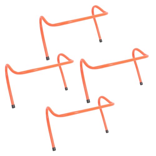 Toyvian 4Pcs Sports Training Hurdles Durable Agility Equipment for Footwork Speed Drills for Track Football and Jumping Training