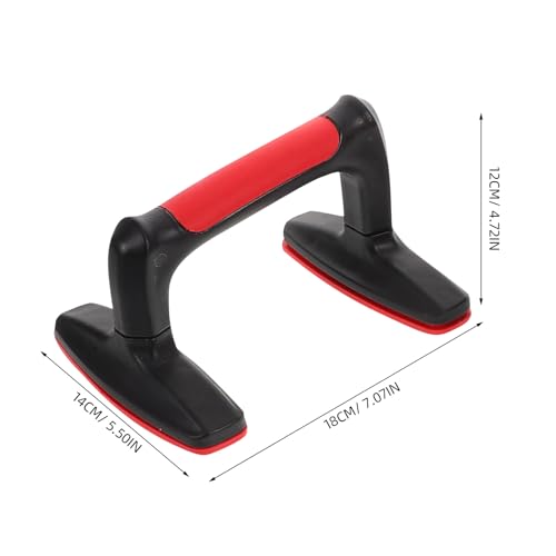 Yardwe 2pcs Push up Parallettes Bars Non-slip Plastic Push up Handles for Floor Strength Training Home Gym Fitness Equipment for Men and Women