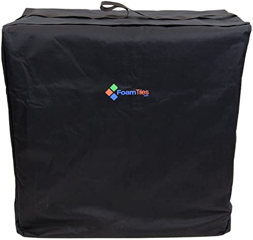 IncStores Foam Flooring Tiles Carrying Case | Easy Transportation of High-Density Interlocking Foam Tiles for Floor Protection in Your Trade Show, Exercise, and Play Areas