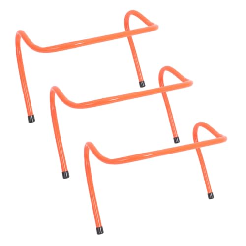 Totority 3pcs Agility Hurdles Set 15cm Plastic Speed Training Equipment for Soccer Track Field Running Drills and Youth Sports Conditioning