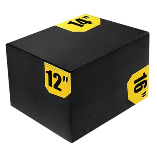 kowaku Training Plyometric Jumping Agility Box Exercise Conditioning Equipment with Cushioned PVC and Cotton Material Suitable for Home - color: Style A