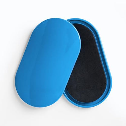 Envirolite Fitness Slider - Conditioning Sliders - Easy to Use on Carpet - Core and Pilates Exercise Equipment - At Home Workout Gear - 9" long x 5" wide x 0.5" thick - Pack of Two