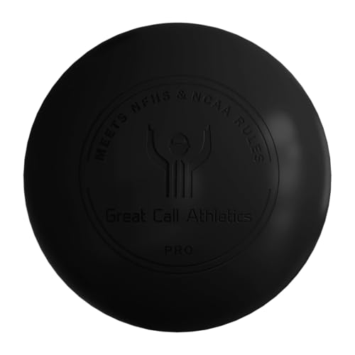 GCA Pro Lacrosse Official Game Ball NFHS College Approved Velocity 6 Pack LAX Field Tournament Rubber Practice (Black, 6 Balls)