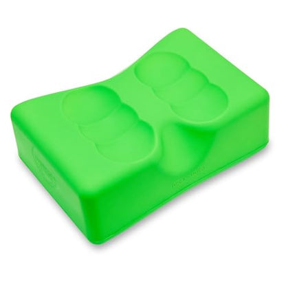 Neck Track Myofascial Release Tool – Suboccipital Release Device for Jaw, Face & Neck Tension – Soft Foam Block with Slots for Massage Balls (Balls Not Included)