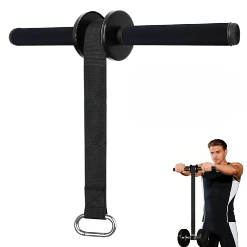 Upgraded Forearm Strengthener–Wrist Roller with Clicking Ratchet Feedback & Ergonomic Anti-Slip Grip | Wrist Power | Ideal for Muscle Building, Grip Training & Rehabilitation