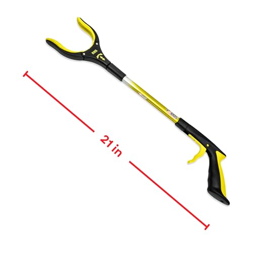 RMS 2-Pack 21 Inch Grabber Reacher with Rotating Jaw - size: 21 Inch (Pack of 2)