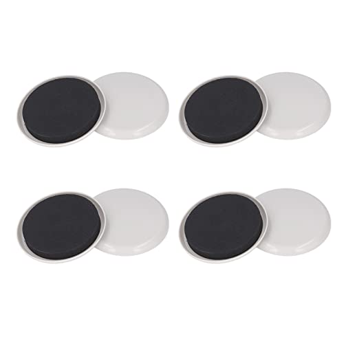 Garosa 8Pcs Furniture Sliders, Plastic with EVA Floor Protectors, Reduce Noise and Enhance Movement for Carpet and Hardwood Floors (3.5 inches) - size: 3.5 inches