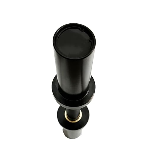 Olympic Loadable Dumbbell Handle, 16 Inch Steel Barbell with 2 Pairs Collar Clips, 200lb Capacity for Home Gym, Weightlifting, Strength Training and Bodybuilding