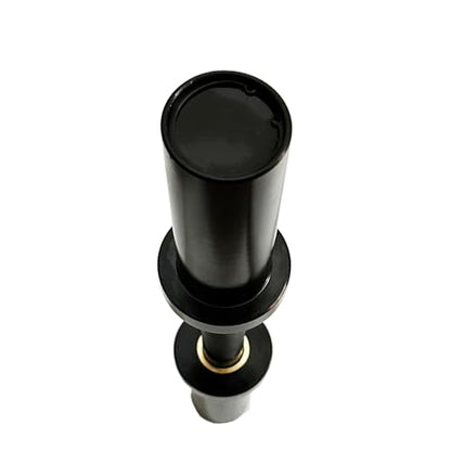 Olympic Loadable Dumbbell Handle, 16 Inch Steel Barbell with 2 Pairs Collar Clips, 200lb Capacity for Home Gym, Weightlifting, Strength Training and Bodybuilding