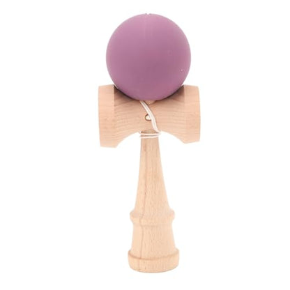 Wooden Kendama Toy Wood Ball and Cup Coordination Toy Catch Ball in Cup Game Catch Hand Eye Coordination Game for Beginner Birthday Party Supplies (Purple)