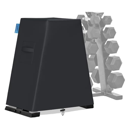 Dumbbell Rack Dust Cover, A-Frame Dumbbell Rack - Waterproof and Dustproof for Home Gym Dumbbell Set Brackets - color: Small - 23"L x 15"W x 26"H