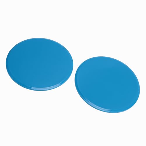 Generic 2pcs Core Sliders for Working Out Compact Dual Sided Fitness Discs for Home Exercise 7in - color: Blue
