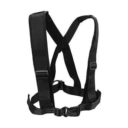 Sled Harness Tire Pulling Strap, Weight Bearing Shoulder Strap for Resistance Strength Training, Padded Sled Pulling Harness Vest with Wide Belts for Football Runners