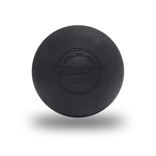 Velocity Lacrosse Balls - 1, 2, 3, 6, 12, 18, 24, 36, 60 and 120 Packs - for Practice, Official NFHS and College Approved Size - color: Black, size: 1 Ball, style: Practice Ball