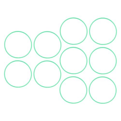 10 Pcs Agility Speed Rings 13.78in Balance Coordination Training Hoops for Kids - Safe, Creative, and Engaging Sensory Exercise Tool