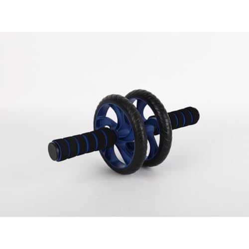 Two-wheeled Ab Roller Fitness Equipment for Home Use, Blue Abdominal Exercise Wheel with Silent Operation, Core Strength Trainer for Weight Loss and Workout