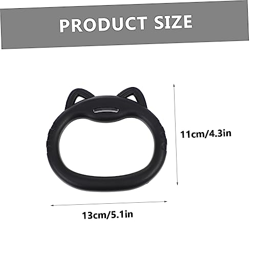 Fitness Gym Rings Set for Children Indoor Training Stretching Pull-Up Rings Straps Adjustable Weight Lifting Exercise Equipment for Home Use