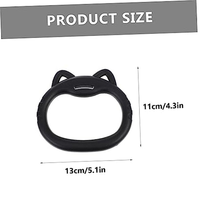 Fitness Gym Rings Set for Children Indoor Training Stretching Pull-Up Rings Straps Adjustable Weight Lifting Exercise Equipment for Home Use