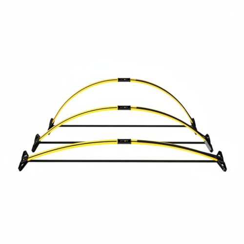 -Back Hurdle Simple-Arch to Set up Adjustable Agility Hurdle Portable for Athletes, Coaches, Speed Training - style: Basic Model Hurdle Set A 2 Sections/3 Pieces