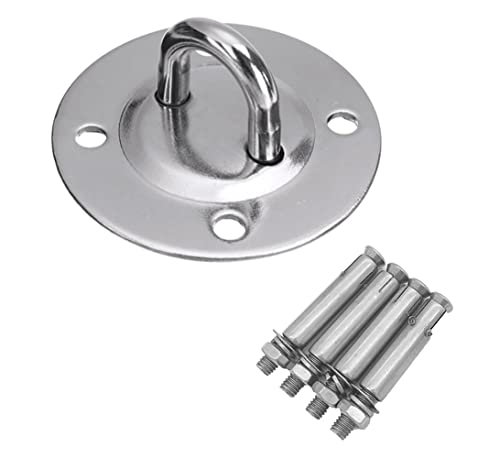 Eye Ceiling Hook Swing Hangers 700LB Capacity for Punching Bags Hanging Chair Hammocks Swing Trapeze Yoga (90mm Diameter)