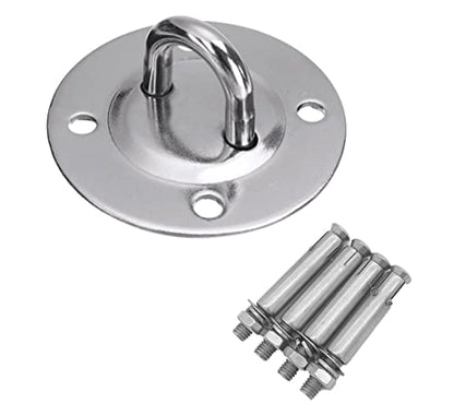 Eye Ceiling Hook Swing Hangers 700LB Capacity for Punching Bags Hanging Chair Hammocks Swing Trapeze Yoga (90mm Diameter)