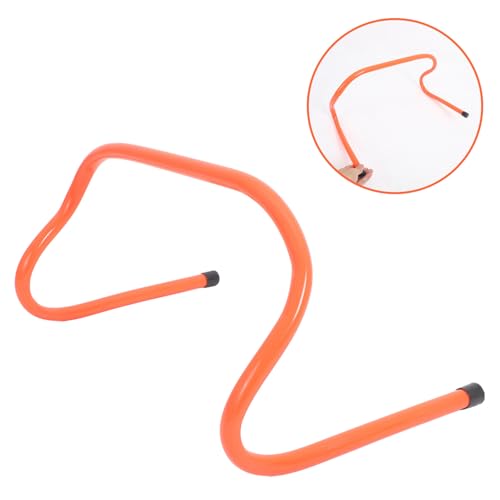 TEHAUX 2pcs Plastic Speed Hurdles Agility Training Equipment 23cm Lightweight Football and Basketball Drill Obstacles for Youth Athlete Speed and Agility Practice