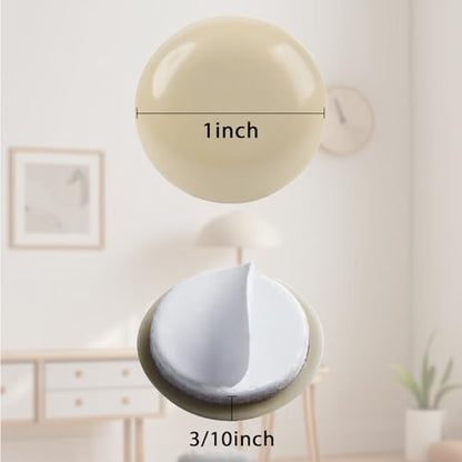 24 PCS Self-Stick Appliance Sliders for Kitchen Appliances, 1 Inch Furniture Sliders, Easy to Gliding & Space Saving, Chair Sliders for Carpet - Move Furniture Smoothly, Keep Floors Flawless! - size: 1 inch (24pcs)