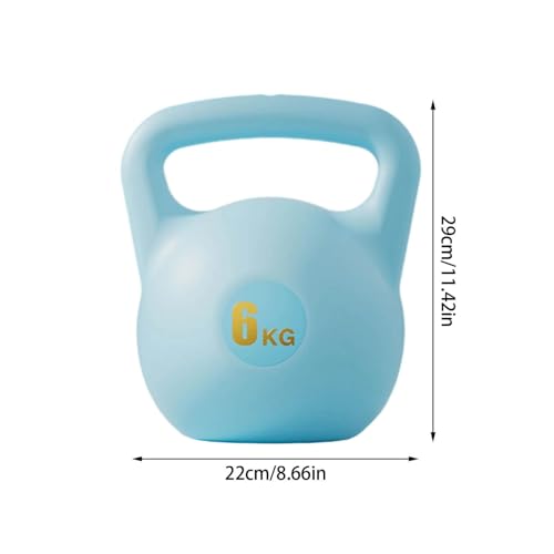 Water Filled Kettlebell, 6kg Adjustable Soft PE Kettle Bell with Ergonomic Non-Slip Handle, Portable Fillable Weight for Home Gym Strength Training Travel and Yoga Fitness - color: Pink