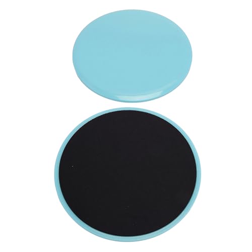 AMONIDA 2 Core Sliders, Workout Discs for Home Gym Exercise, Foam Layer Stability Comfort Sliders with Compact Pads, Ideal for Full Body Fitness - color: Blue