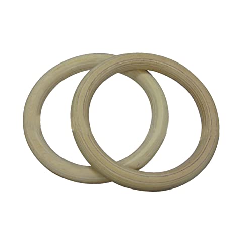 Birch Gymnastics Rings for Full Body Workouts Exercise Rings for Strength Training Durable Non Slip Grip for Pull Ups Push Ups Dips and More