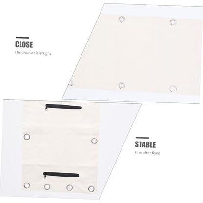 BESPORTBLE Triplet Boxing Sandbag Wall-Mounted Empty Sandbag 110x40cm Workout Training Bag for Martial Arts and Combat Boxing Exercises