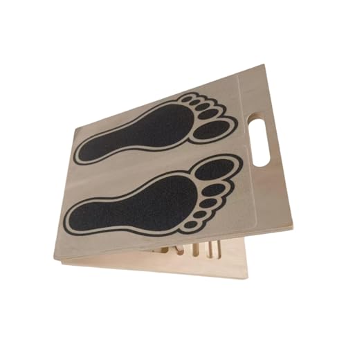 Slant Board Calf Stretcher Ankle and Foot Incline Board Wood Anti Slip Surface Squat Wedge for Home Gym