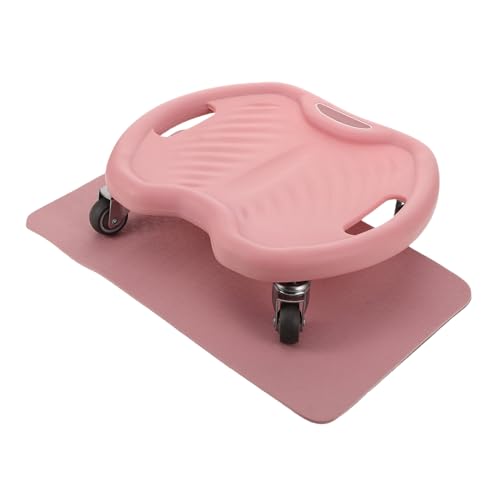 Kisangel Ab Roller with Knee Pad Wheel Abdominal Exercise Equipment for Core Strengthening Quiet Operation for Home Use Enhanced Stability for Beginners Advanced Users
