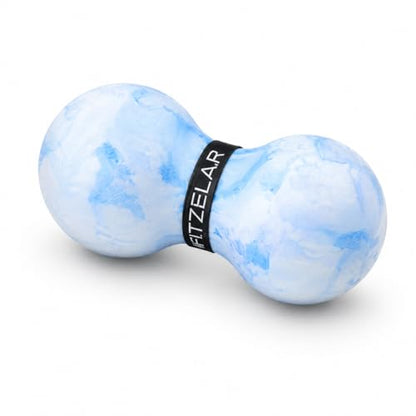 Double Lacrosse Massage Ball for Myofascial Release, Quality Certification, Massage Deep Tissue for Waist Back Feet, Trigger Point Therapy, Muscle Knots, Peanut Massage Ball for Muscle Pain