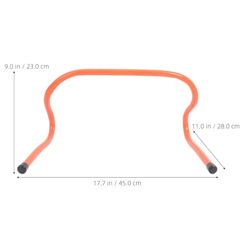 Alipis 2pcs Plastic Agility Hurdles 23cm Sports Training Hurdle Equipment for Youth Football Speed and Footwork Training