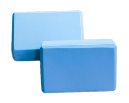 Yoga Block High Density EVA Foam Blocks 2 Packs 9"x6"x3" Each, Supportive, Lightweight with Beveled Edges for Yoga, Pilates, and Meditation