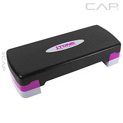 Tone Fitness Compact Aerobic Step Platform | Exercise Step