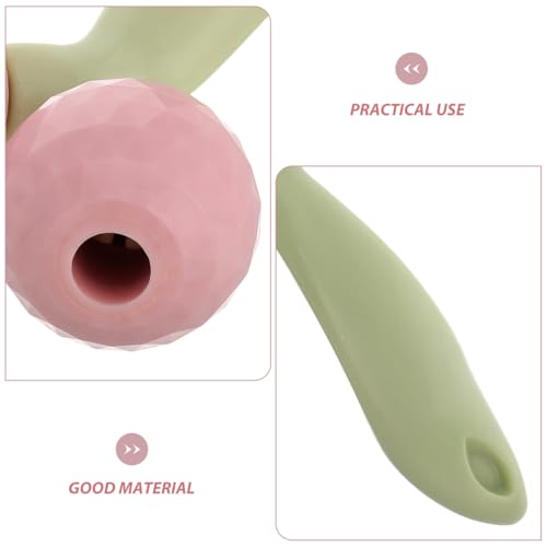 FRCOLOR Handheld Face Roller for Jawline Shaper V-Shaped Facial Massage Tool for Edema Relief, Skin Tightening Lifting