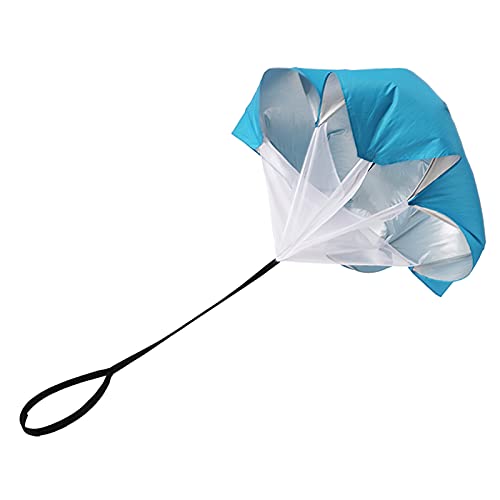 Resistance Parachute Running Umbrella, with Adjustable Strap Speed Resistance Training Parachute Equipment, for Fitness Explosive Power Training(Color:Blue) - color: Blue